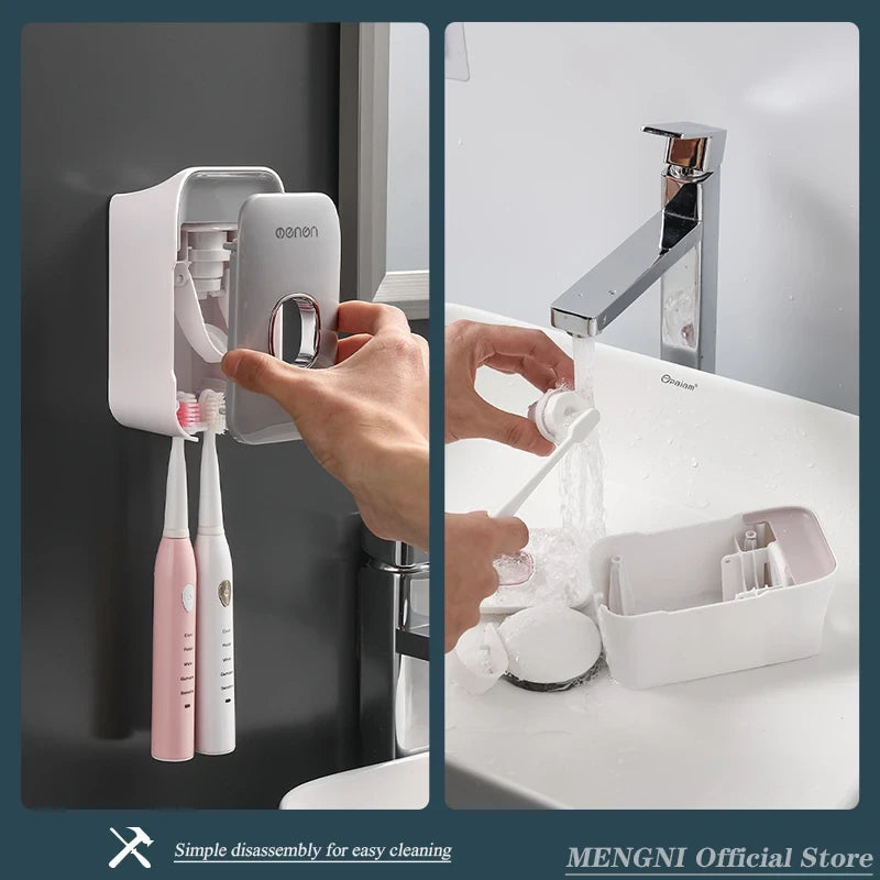 Wall-Mounted Toothpaste Dispenser