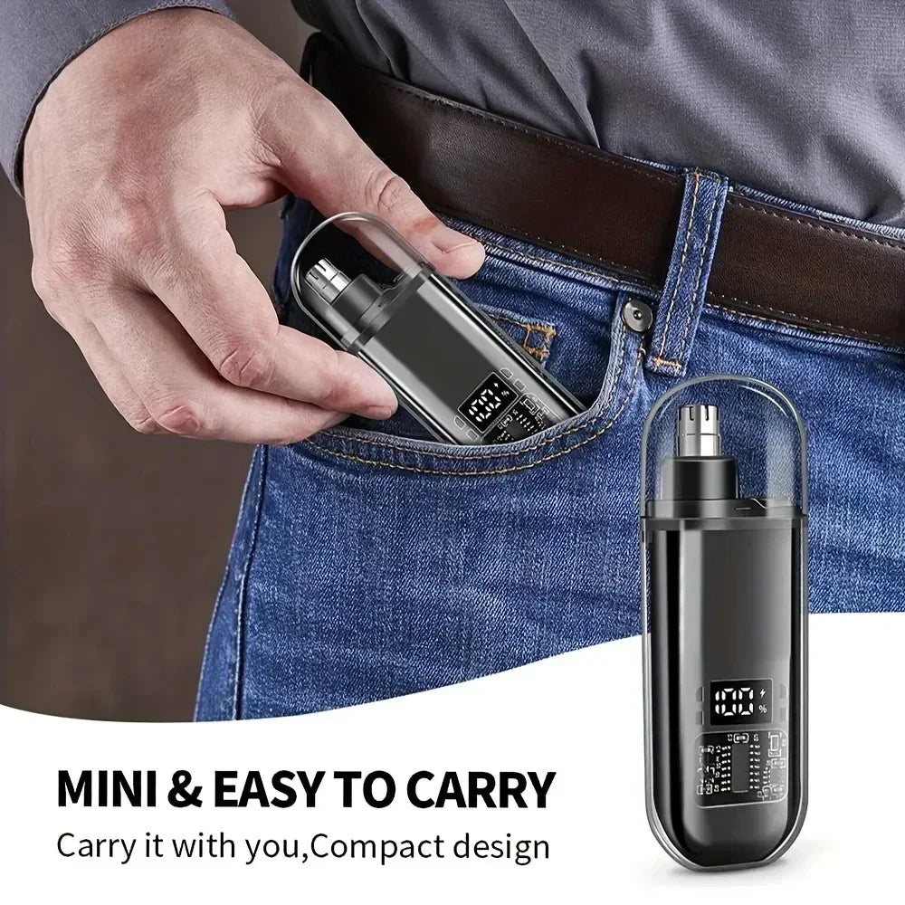 USB C Rechargeable Nose Hair Trimmer