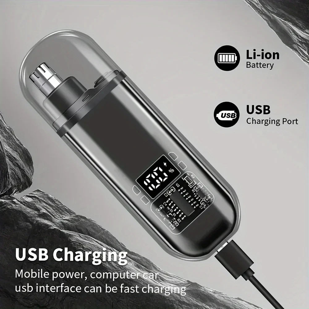 USB C Rechargeable Nose Hair Trimmer