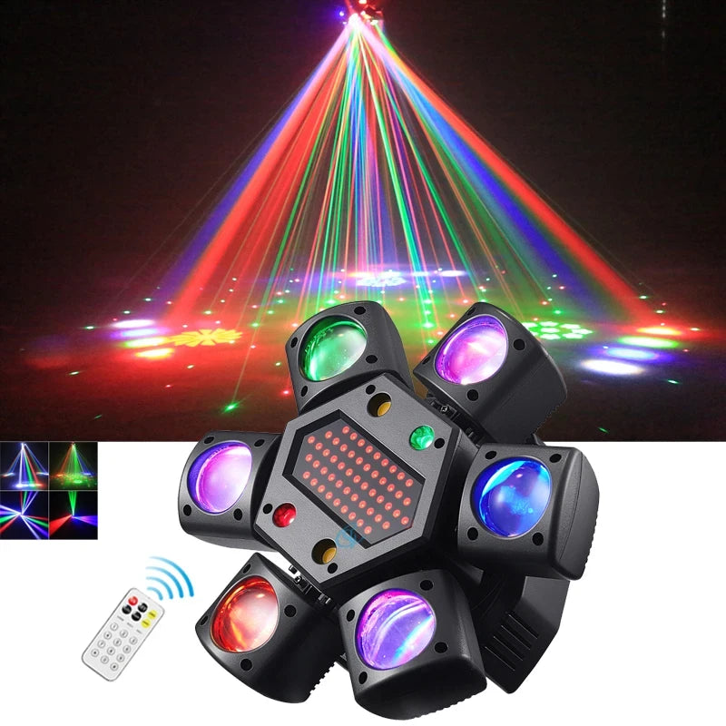 Mini RGBW Moving Head Stage Light