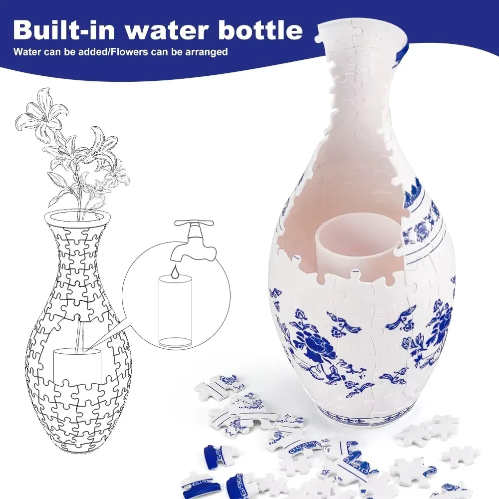 DIY Decorative 3D Vase Puzzle