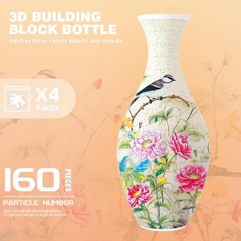 DIY Decorative 3D Vase Puzzle