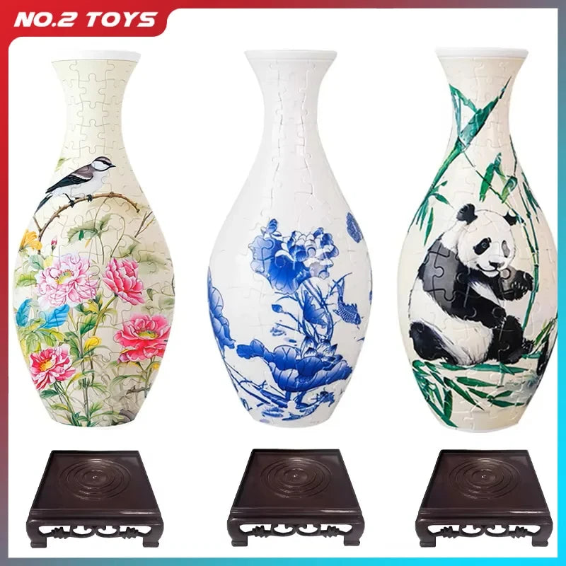 DIY Decorative 3D Vase Puzzle
