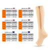 Zippered Knee High Compression Socks