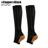 Zippered Knee High Compression Socks