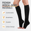 Zippered Knee High Compression Socks
