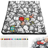 DIY Coloring Blanket with Markers