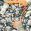 DIY Coloring Blanket with Markers