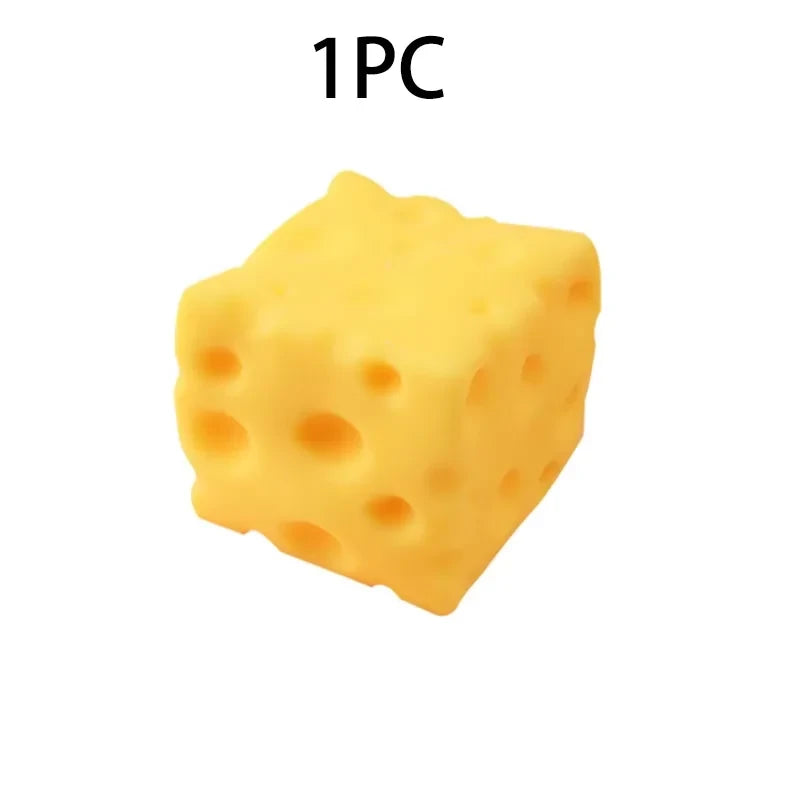 Extra Large Cheese Squeeze Toy