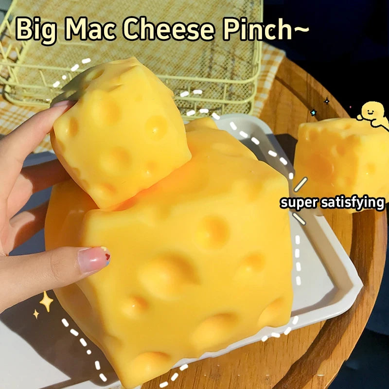 Extra Large Cheese Squeeze Toy