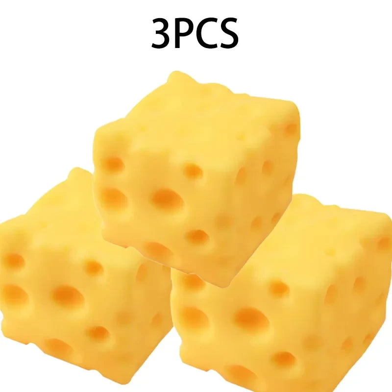 Extra Large Cheese Squeeze Toy