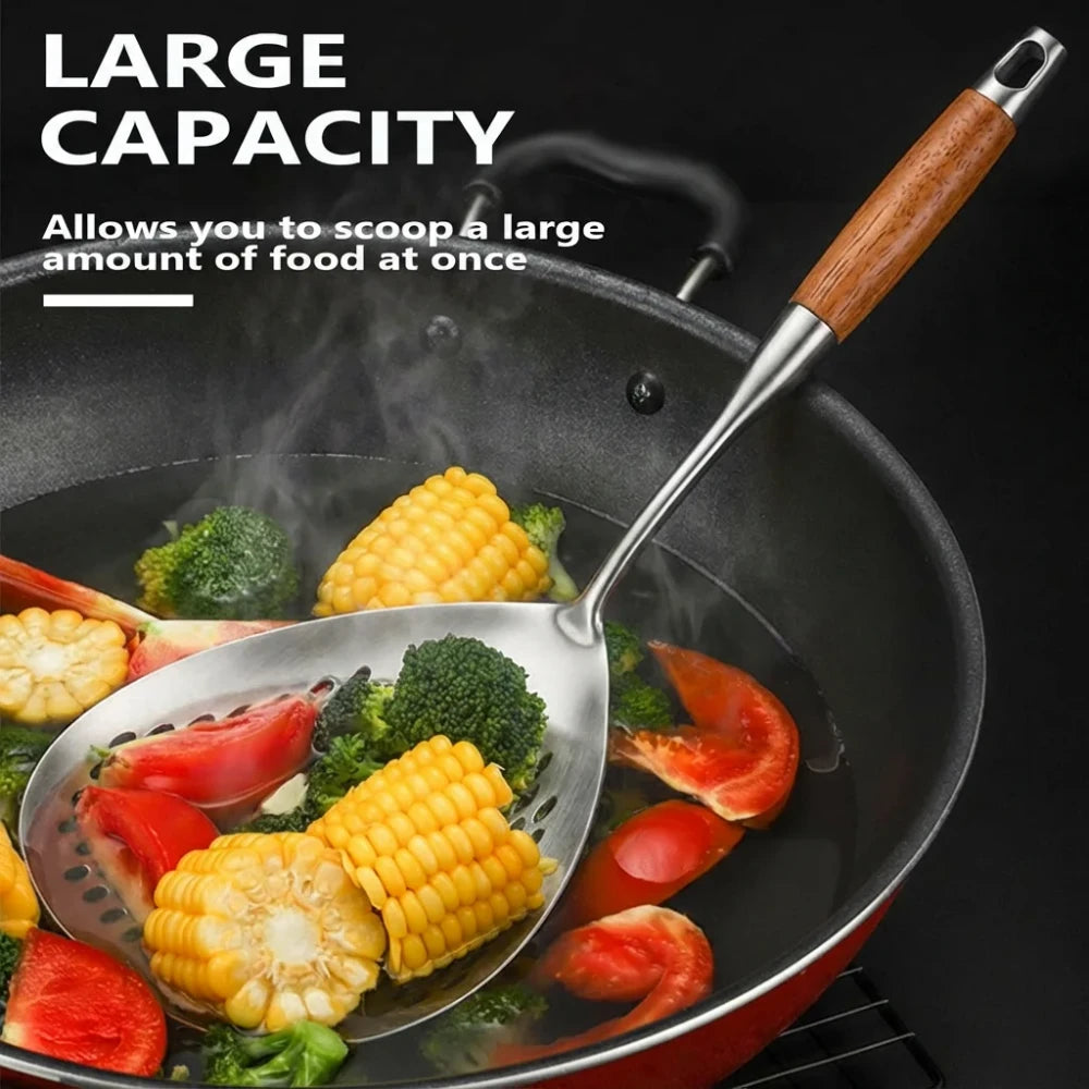 Heavy Duty Stainless Steel Skimmer Ladle