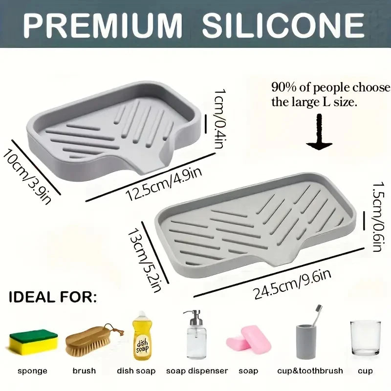Silicone Faucet Sink Splash Mat