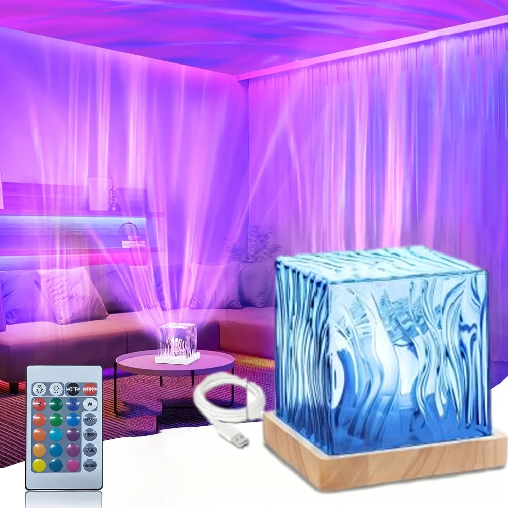 USB Powered LED Aurora Galaxy Projector