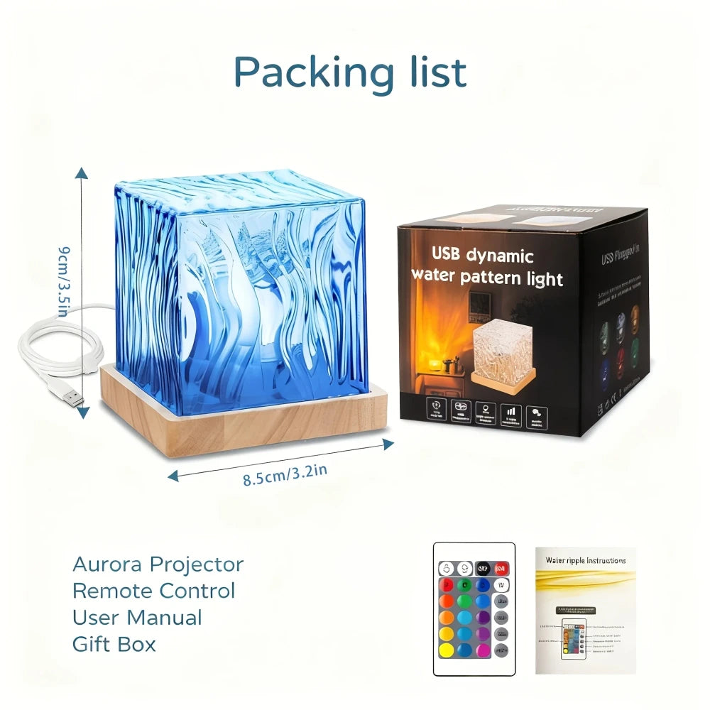 USB Powered LED Aurora Galaxy Projector