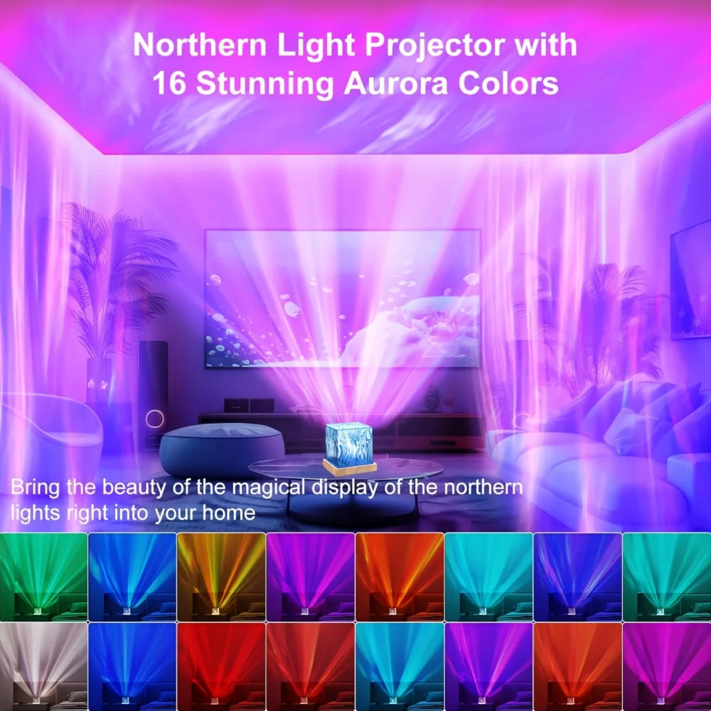 USB Powered LED Aurora Galaxy Projector