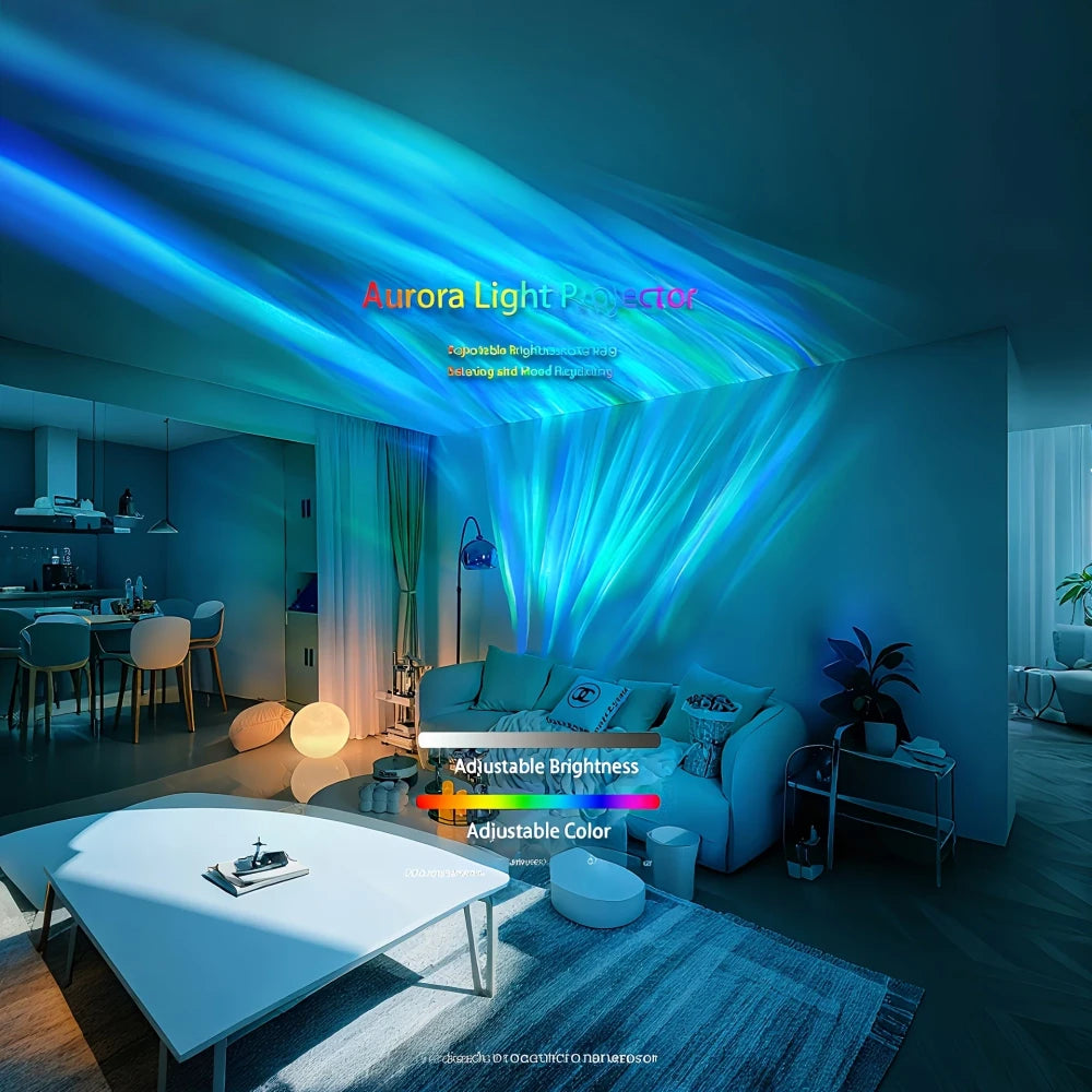 USB Powered LED Aurora Galaxy Projector