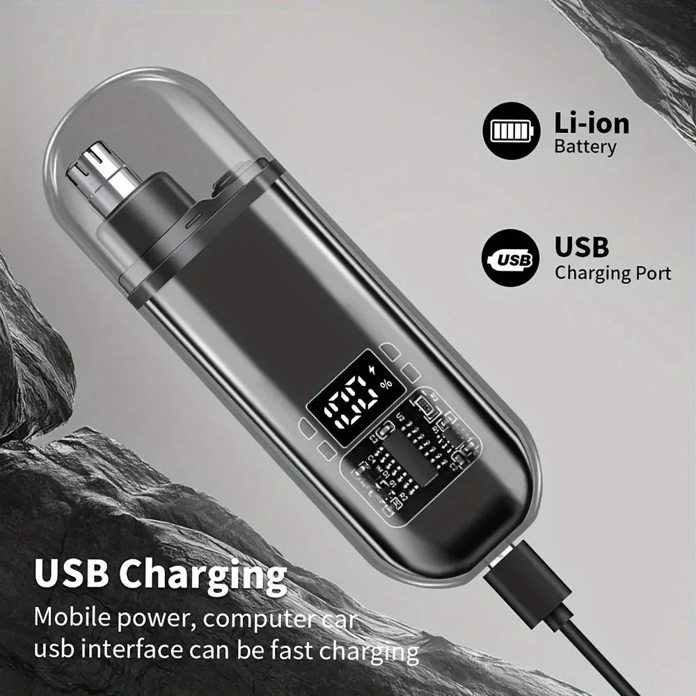 USB C Rechargeable Nose Hair Trimmer