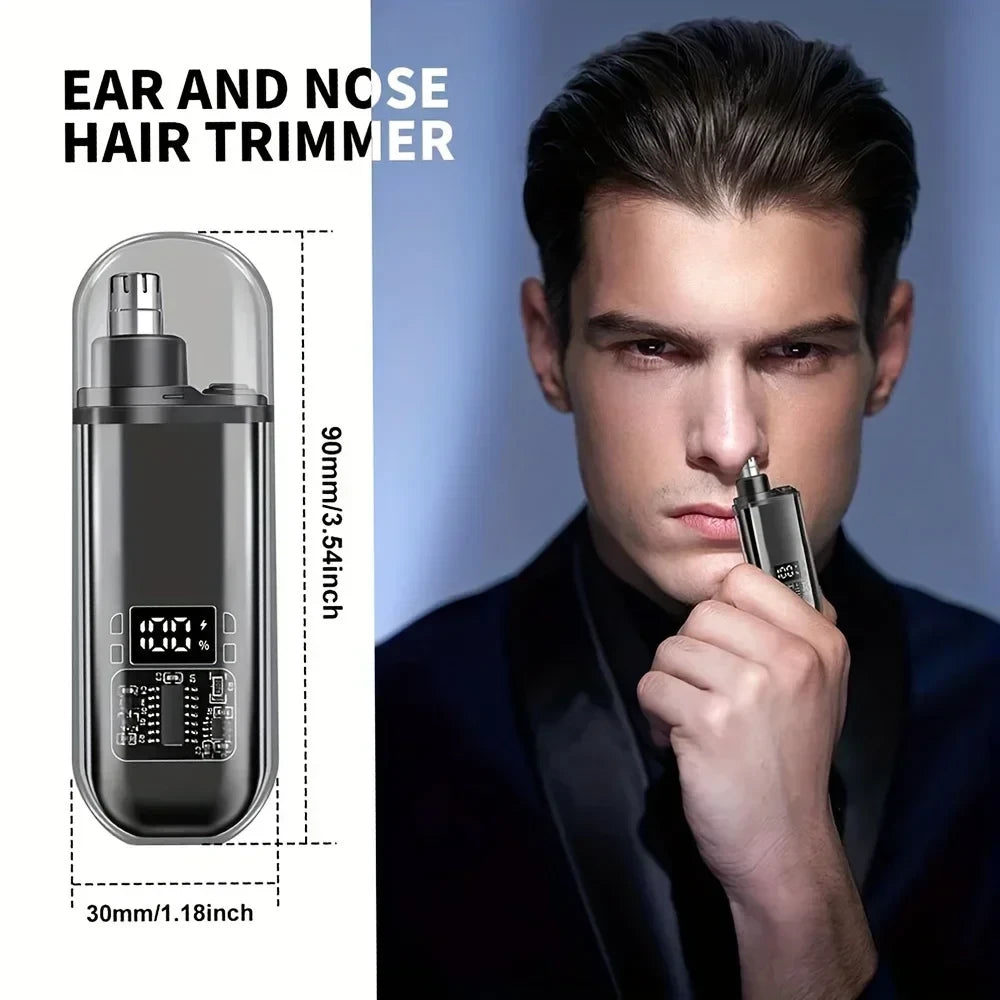 USB C Rechargeable Nose Hair Trimmer