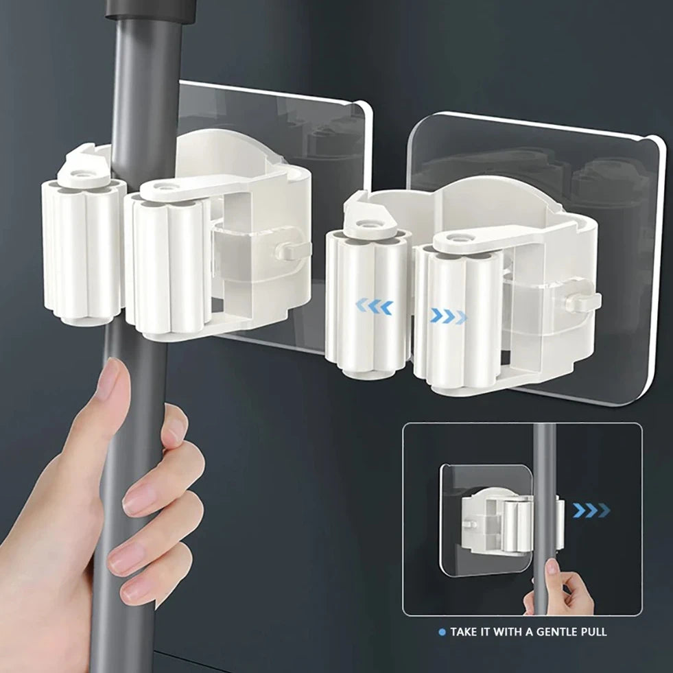 Adhesive Wall Mounted Broom Holder
