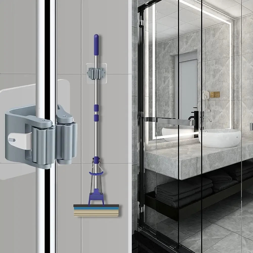Adhesive Wall Mounted Broom Holder