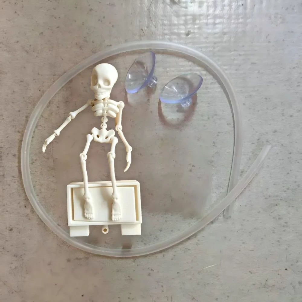 Dancing Skeleton Aquarium Ornament